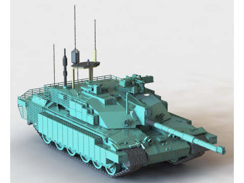Challenger II E 1-87 Modello di stampa 3D