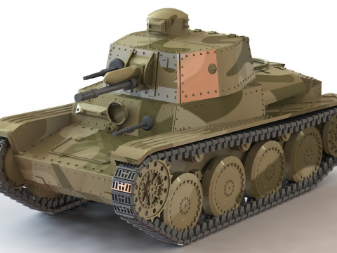 Tanque 39 3Dプリントモデル
