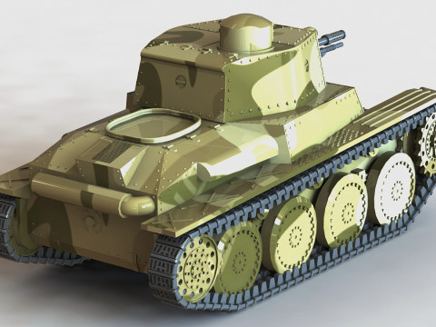Tanque 39 Modelo de Impressão 3D