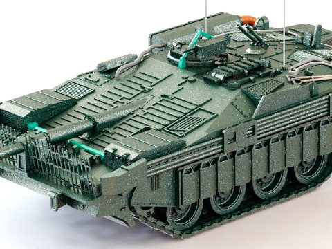 Tank STRV-103C 3D Принт Модель