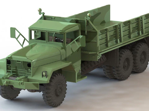 Cami&oacute;n de estacas de transporte de puente M328 1-87 Modelo de impresión 3D