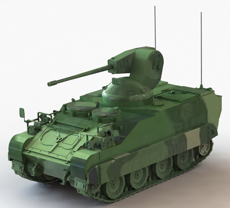 Tank M113 Lynx Canada and the Netherlands 3D Print Model .c4d .max .obj .3ds .fbx .stl .blend