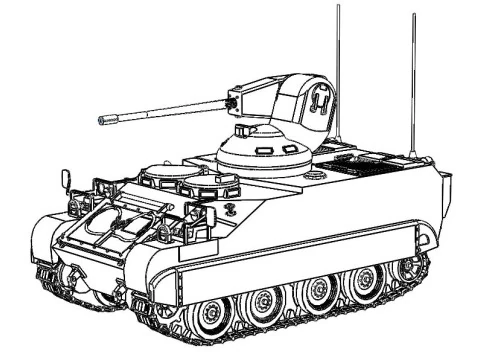 Tank M113 Lynx Canada and the Netherlands 3D Print Model