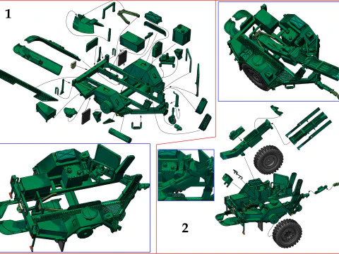 Mine laying system 85 3D Print Model