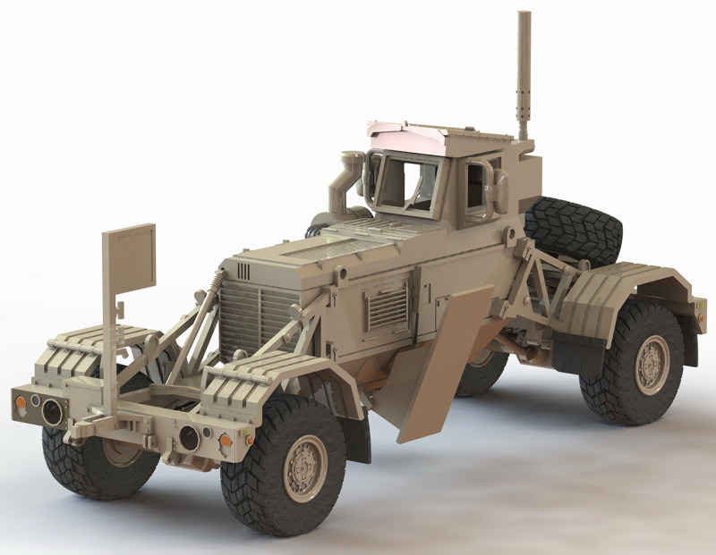 HUSKY MK III VMMD 3D प्रिंट मॉडल .c4d .max .obj .3ds .fbx .stl .blend 