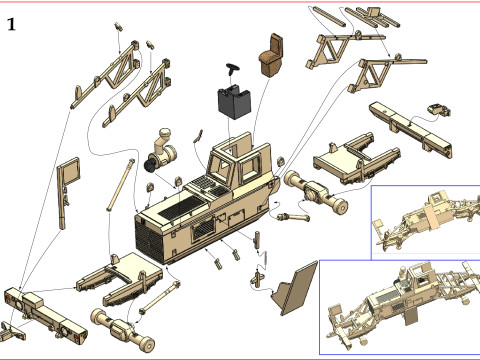 HUSKY MK III VMMD 3D प्रिंट मॉडल