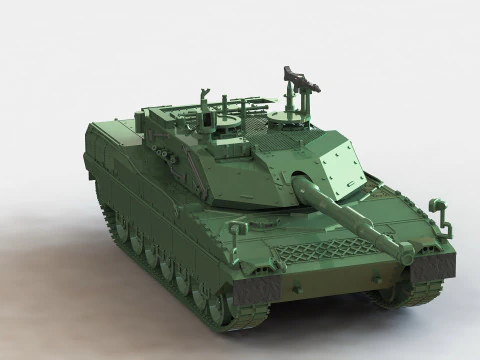 ItalianC1 Ariete MBT 3D Print Model