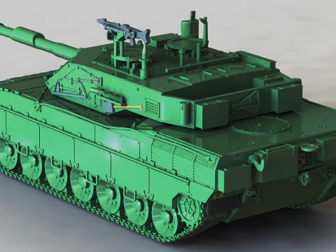 ItalianC1 Ariete MBT 3D Print Model