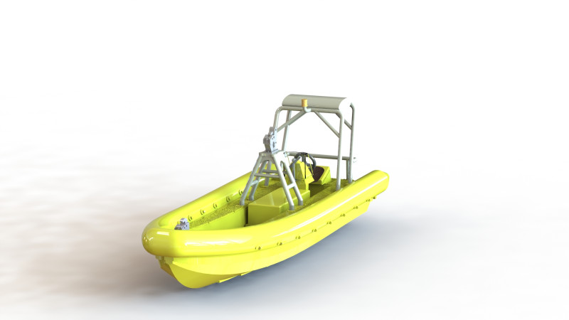 M-Boot-See FRB 700 BW-2 3D-printmodel .c4d .max .obj .3ds .fbx .stl .blend 