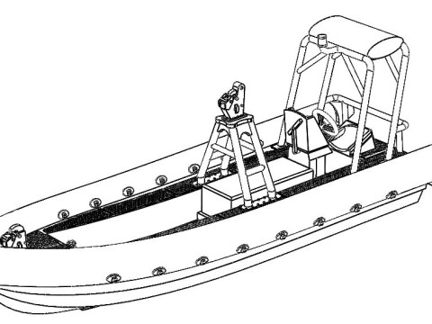 M-Boot-See FRB 700 BW-2 3D-printmodel