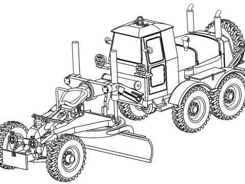 TDv 3805-003-12 Erdhobel Model Cetak 3D