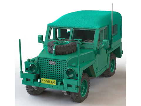 Land Rover ligero Modelo de impresión 3D