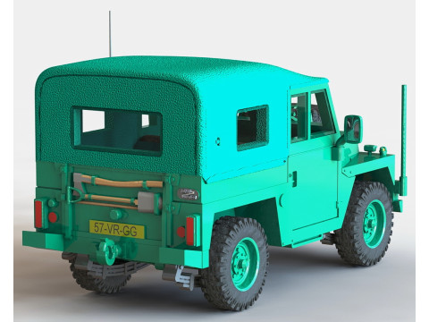 Land Rover Leightweight 3D 프린트 모델