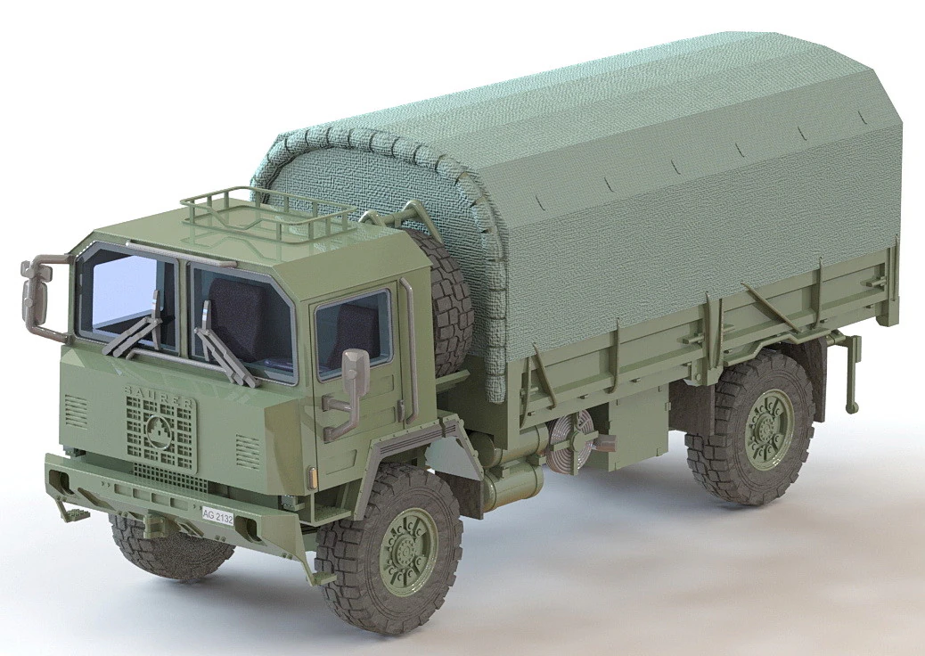 SAURER 6DM civil uses 3D Print Model .c4d .max .obj .3ds .fbx .stl .blend 