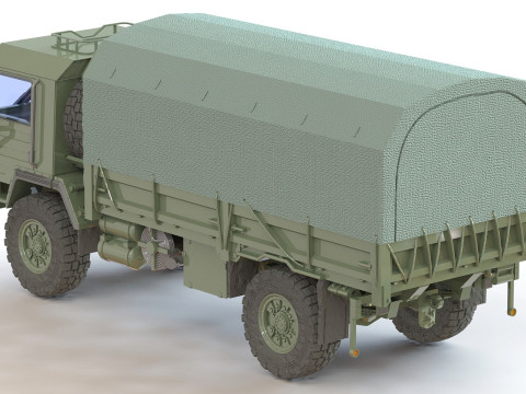 SAURER 6DM civil uses Modèles 3D en vedette