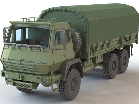 Steyr1491 Saurer Gottwald 3D 프린트 모델