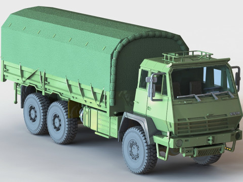 Steyr1491 Saurer Gottwald 3D Принт Модель