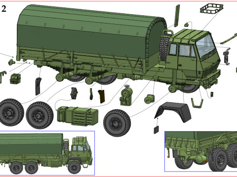 Steyr1491 Saurer Gottwald 3D Принт Модель