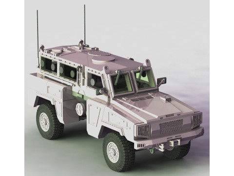 RG-31 armored car 3Dプリントモデル