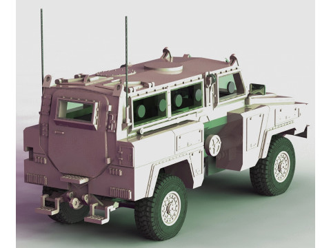 RG-31 armored car 3Dプリントモデル