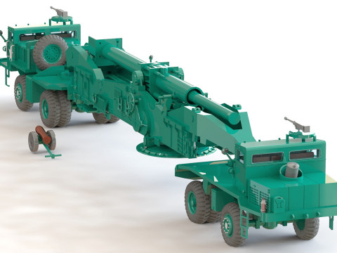 Atomic Cannon 3D-Druckmodell