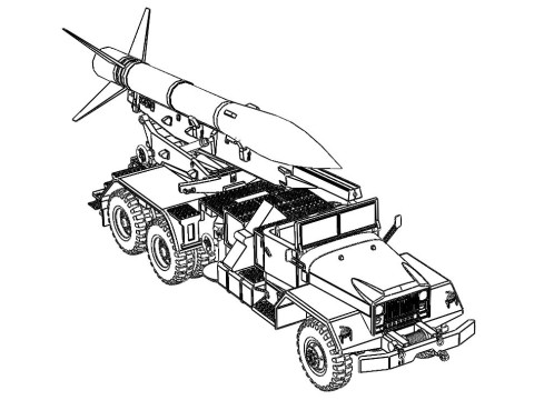 US ARMY HONEST JOHN M-31 3D प्रिंट मॉडल