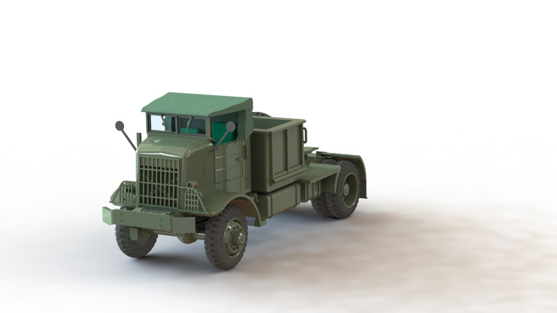 Semitrailers U 8144 3D-Druckmodell .c4d .max .obj .3ds .fbx .stl .blend 