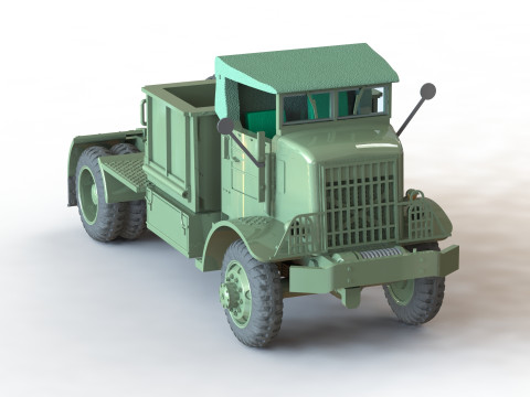 Semitrailers U 8144 3D-Druckmodell