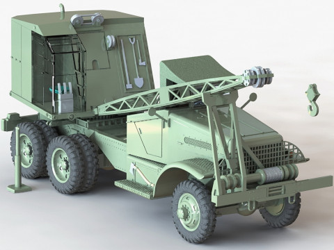 Brockway Crane C6662 3D Print Model