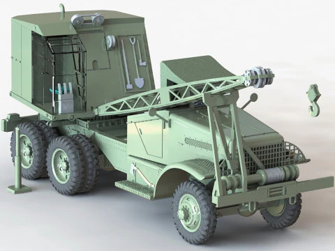 Brockway Crane C6662 3D Print Model