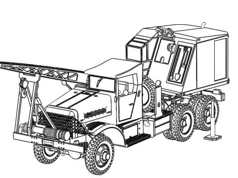 Brockway Crane C6662 3D Print Model