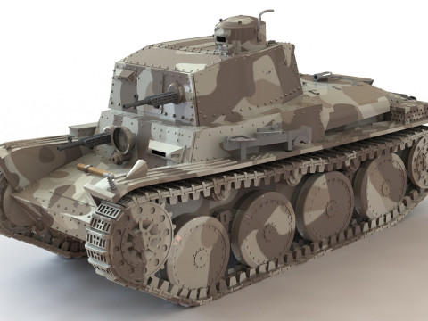 Tank LT40 3D Print Model