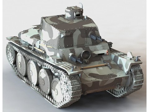 Tank LT40 Modèles 3D en vedette