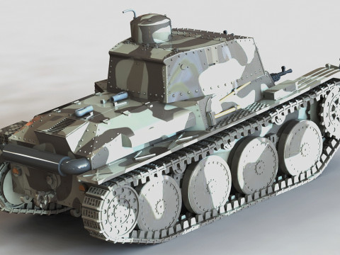 Tank LT40 Modèles 3D en vedette