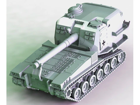 Tank M55 3D Print Model