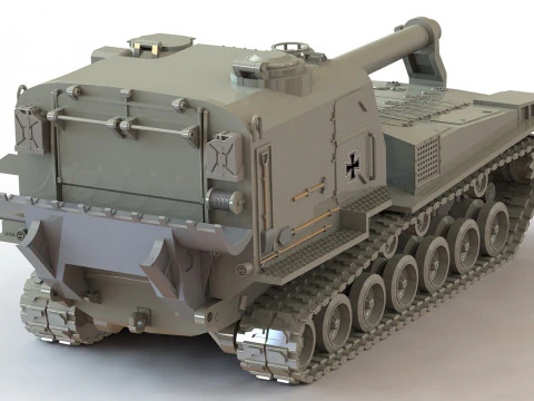 Tank M55 3D Print Model