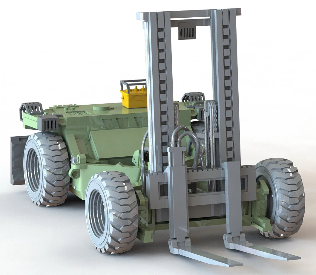Field charger CRAYLER FLG 140 3D Print Model .c4d .max .obj .3ds .fbx .stl .blend 