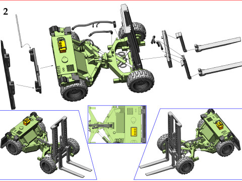 Field charger CRAYLER FLG 140 Modello di stampa 3D