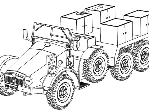 Krupp L2H143 Kfz69 with Pak 36 ICM 72461 3D मॉडल
