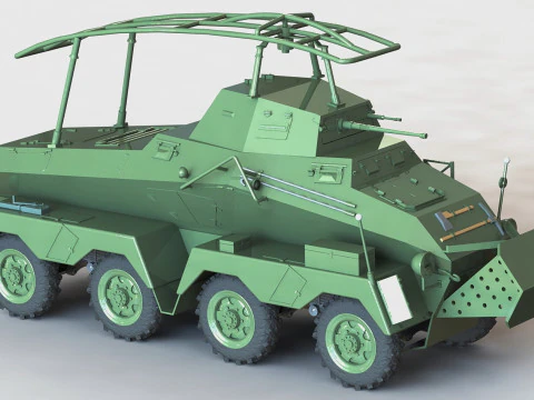Sd Kfz 232 3D Model