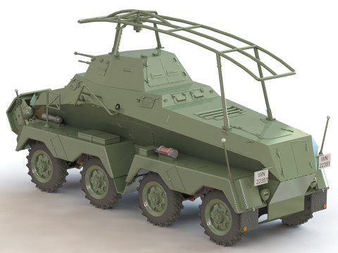 Sd Kfz 232 Modelo 3D