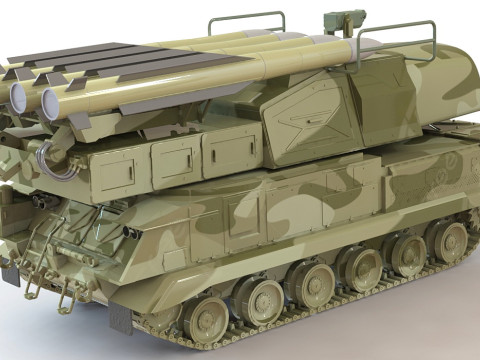The 9A310 is a Soviet and Russian selfpropelled Buk 9K37 air defense missile launcher 3D 模型