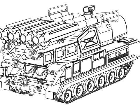 The 9A310 is a Soviet and Russian selfpropelled Buk 9K37 air defense missile launcher 3D Модель