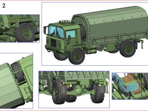 SAURER 6DM Modèle 3D