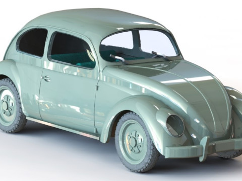 KdF Wagen 1938 Modelo 3D