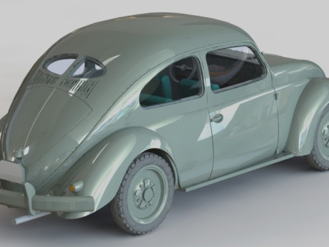 KdF Wagen 1938 Modelo 3D