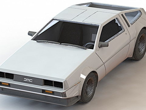 Delorian DMC12 Modèle 3D