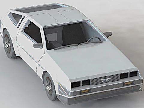 Delorian DMC12 3D Model