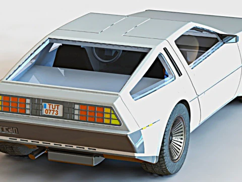 Delorian DMC12 3D Model