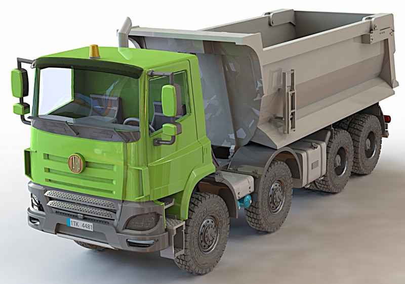 TATRA T158-8P6546261 8x8 2R 3D मॉडल .c4d .max .obj .3ds .fbx .stl .blend 